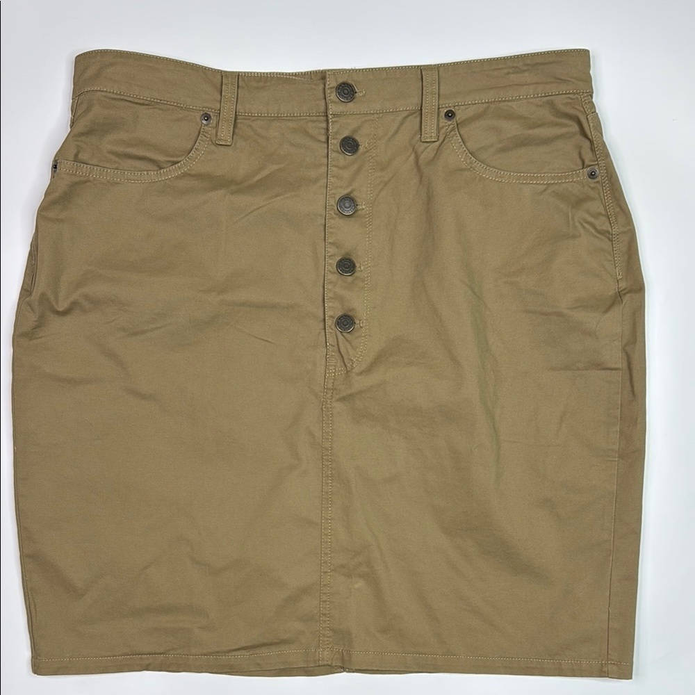 Banana Republic Brown Pencil Skirt Size 14 NWT